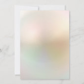 30. Hochzeit Jubiläum Grüne Perle Einladung (Rückseite)