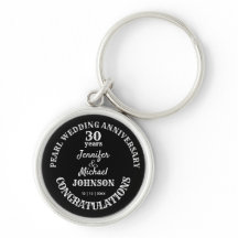 30. Hochzeitsgeschenk zum Geburtstag. Name/Datum b