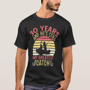 30. Hochzeitspaar Fischen Bester Fang Ehefrau Fis T-Shirt