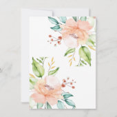 30. Hochzeitstag Blumenbeweis Vielen Dank Dankeskarte (Rückseite)