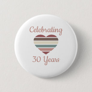30. Hochzeitstag Button