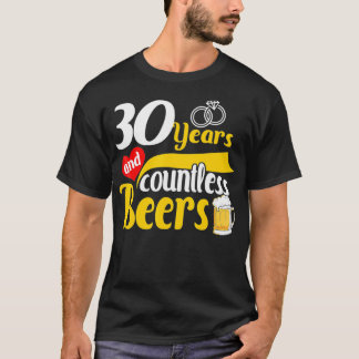 30. Hochzeitstag Geschenk 30 T-Shirt