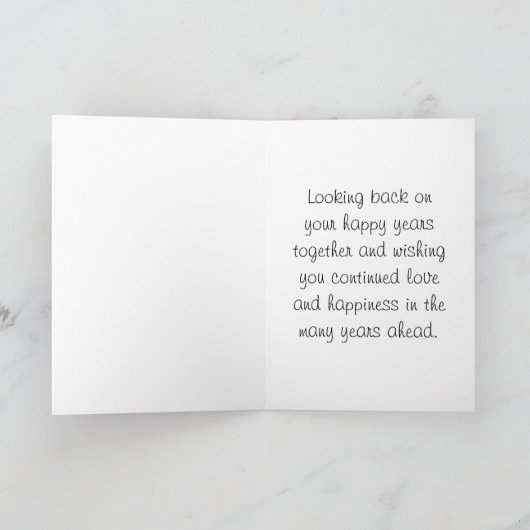 30. Hochzeitstag-glücklicher Jahrestag Karte (Innenseite)