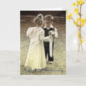 30. Hochzeitstag-glücklicher Jahrestag Karte (Gelbe Blume)