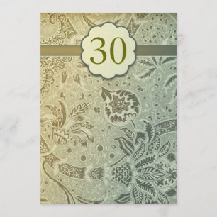 30. Hochzeitstag grüne Blumenladen Einladung
