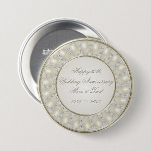 30. Hochzeitstag-Knopf Button