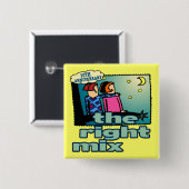 30. Hochzeitstag-Knöpfe Button (Vorne & Hinten)