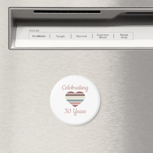 30. Hochzeitstag Magnet (In Situ (Geschirrspüler))