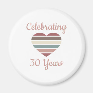30. Hochzeitstag Magnet