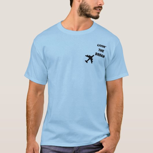 30 im 7 Fluglinien-Piloten T-Shirt (Vorderseite)