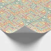 30 in x 20 ft Geschenkpapier Zickzag abstrakt (Ecke)