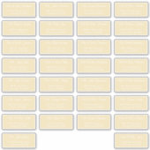 30 Individual Wedding Guest Address Labels (Vorderseite)
