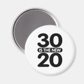 30 ist die neuen 20 magnet (Vorderseite/Rückseite)