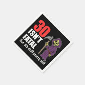 30 ist kein tödlicher, aber immer noch alter grimm serviette (Ecke)