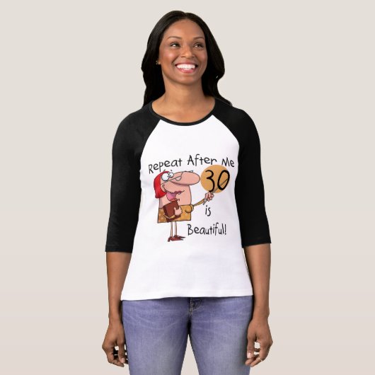 30 ist schöne T-Shirts und Geschenke (Vorne ganz)
