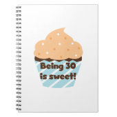 30 ist süße T - Shirt und Geschenke Notizblock (Vorderseite)