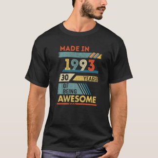 30 Jahre alt 1993 30 Jahre Aweso T-Shirt