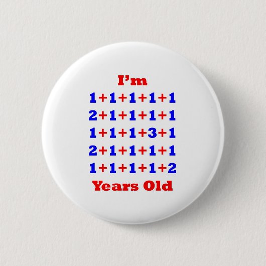 30 Jahre alt! Button (Vorderseite)