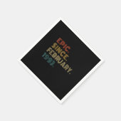 30 Jahre alt Epic Seit Februar 1993 Funny 30th B Serviette (Ecke)