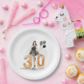 30 Jahre alt, glücklich 30. Pappteller (Party)