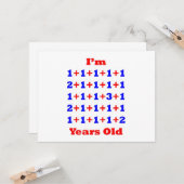 30 Jahre alt! Karte (Vorderseite/Rückseite Beispiel)