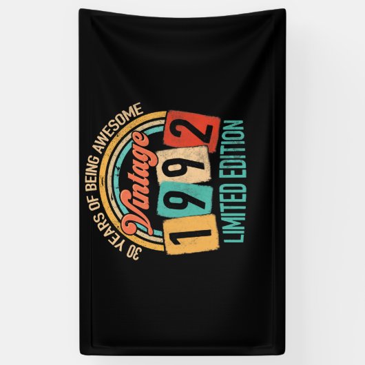 30 Jahre alt von 1992 Phantastisch werden 30. Gebu Banner (Vertikal)