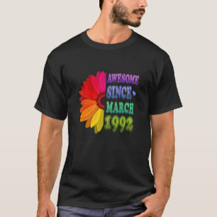 30 Jahre alte Blüte Phantastisch seit März 1992 30 T-Shirt