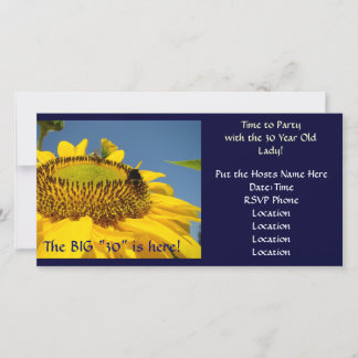 30 Jahre alte Dame! Einladung zur Geburtstagsparte