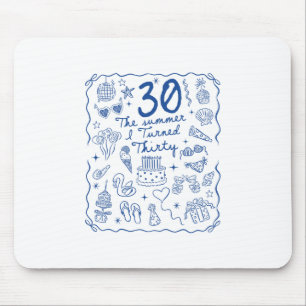 30 Jahre alte Frauen Männer 30. Geburtstagsfeier S Mousepad