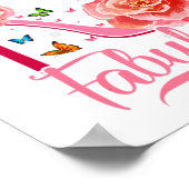 30 Jahre alte Geschenke Sassy Klasse 30 und Fabulo Poster (Ecke)