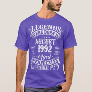 30 Jahre alte Legende Geboren im August 1992 Vinta T-Shirt