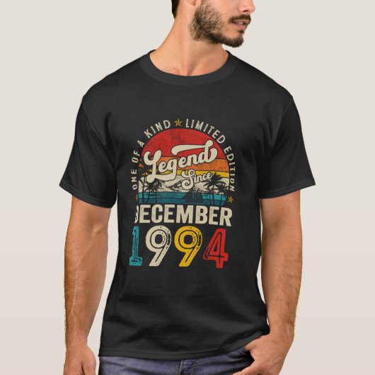 30 Jahre alte Legende seit Dezember 1994 30. Gebur T-Shirt (Vorderseite)