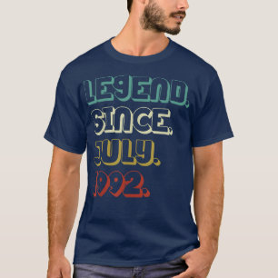 30 Jahre alte Legende seit Juli 1992 30. Geburtsta T-Shirt
