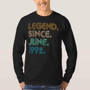 30 Jahre alte Legende Seit Juni 1992 30. T-Shirt