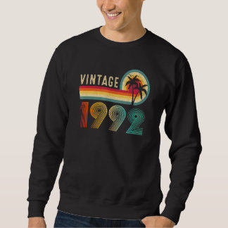 30 Jahre alte Männer Frauen Vintag 1992 Retro 30. Sweatshirt