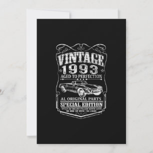 30 Jahre alte Vintage 1993 Mann Mythos Legende 30. Einladung