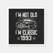 30 Jahre alter klassischer Wagen 1993 limitierte A Serviette (Vorderseite)