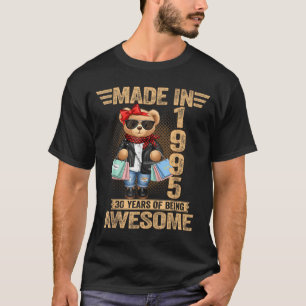30 Jahre alter Teddybär aus 1995 zum 30. Geburtsta T-Shirt