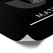 30 Jahre Altersrente oder Geschenk zur Mitarbeiter Poster (Ecke)