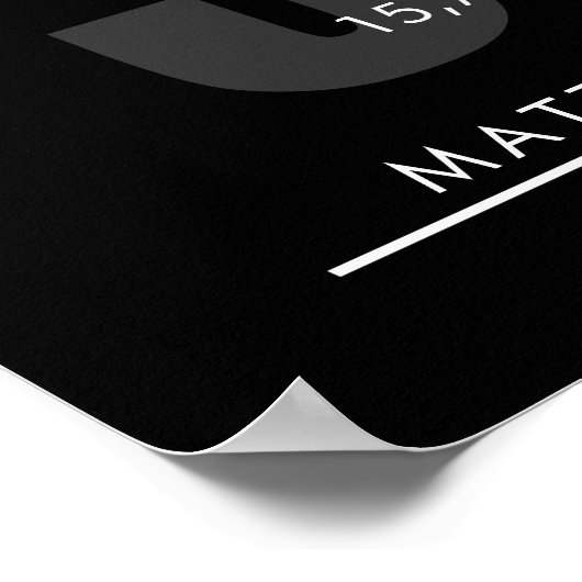 30 Jahre Altersrente oder Geschenk zur Mitarbeiter Poster (Ecke)