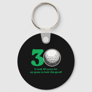 30 Jahre altes Golfer Golfangebot Golf 30. Geburts Schlüsselanhänger