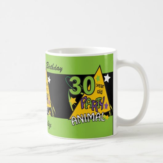 30 Jahre altes Party Tier - 30. Geburtstag Kaffeetasse (Rechts)
