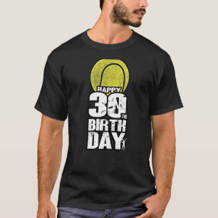 30 Jahre Altes Vintages Tennis 30. Geburtstag T-Shirt