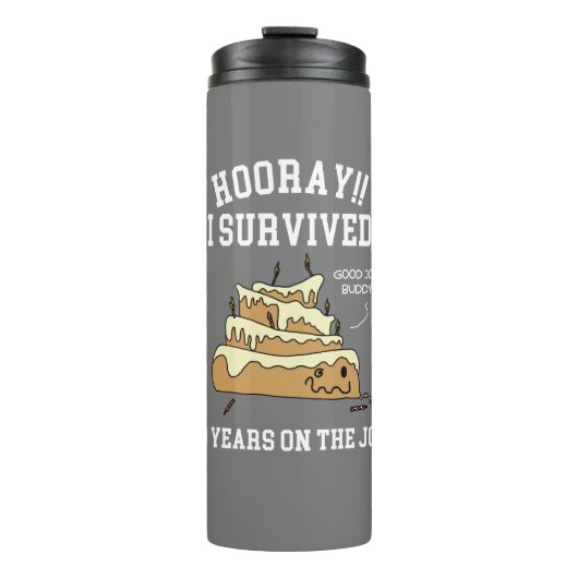 30 Jahre auf dem Arbeitsplatz 30 Jahre Anfänger Thermosbecher (Vorderseite)