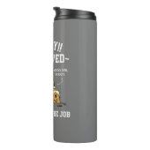 30 Jahre auf dem Arbeitsplatz 30 Jahre Anfänger Thermosbecher (Nach rechts gedreht)