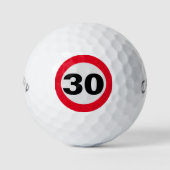 30 Jahre Geburtstag Golfball (Vorderseite)