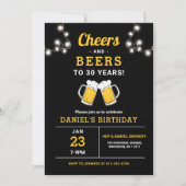 30 Jahre Geburtstagsparty Einladung (Vorderseite)