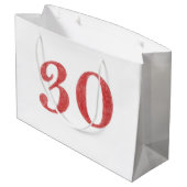 30 Jahre Große Geschenktüte (Rückseite Schrägansicht)