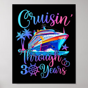 30 Jahre Hochzeitstag: 30 Jahre durch die Gegend c Poster