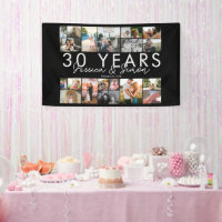 30 Jahre Hochzeitstag Foto Collage bearbeitbar